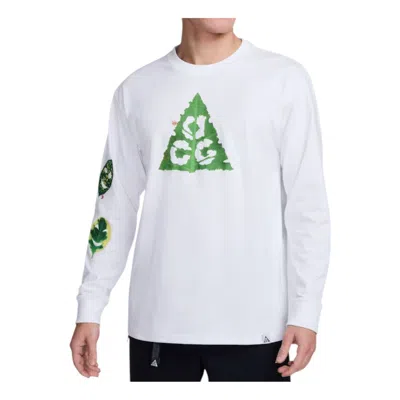 NIKE NIKE ACG LONG SLEEVES T-SHIRT ASIA SIZING 'WHITE'