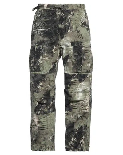 NIKE NIKE ACG MAN PANTS MILITARY GREEN SIZE L NYLON, ELASTANE