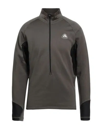 Nike Acg Man Sweatshirt Military Green Size Xl Polyester, Elastane