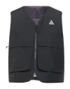 Nike Acg Man Vest Black Size M Polyester In Black