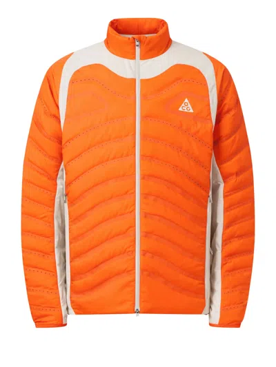 Nike Acg Men's Insulated Zip-front Jacket In Orange