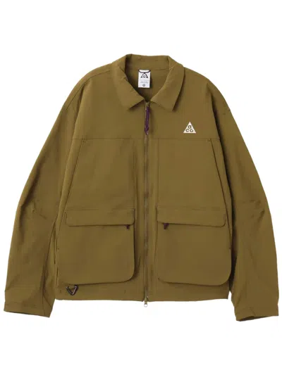 Nike Acg Men's Zip Front Utility Jacket In Green