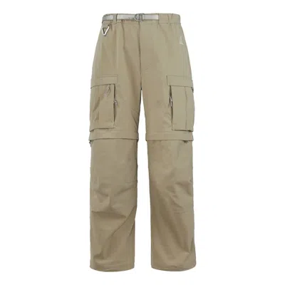 Nike Acg Mens 'smith Summit' Multifunction Waterbreak Tat Overall Pants Khaki In Green