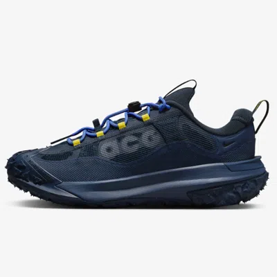 Pre-owned Nike Acg Mountain Fly 2 Low Gore-tex Shoes 'dark Obsidiain' (hf6245-400) In Gray