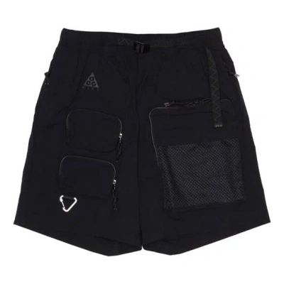 Nike Acg Multiple Pockets Cargo Casual Sports Shorts Black