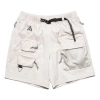 Nike Acg Multiple Pockets Cargo Shorts Creamy White In Yellow