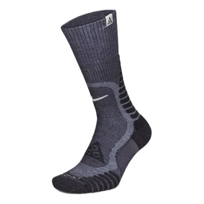 NIKE NIKE ACG OUTDOOR CUSHIONED SOCK 'GRIDIRON BLACK'