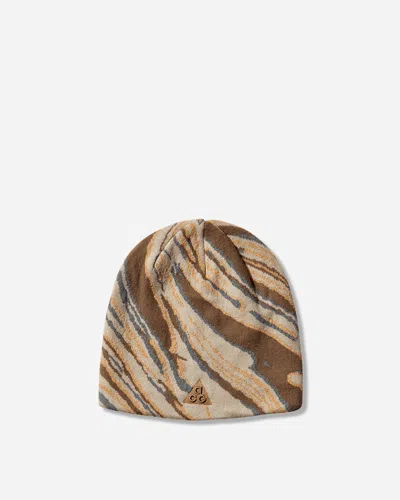 Nike Acg Peak  Big Bend  Beanie Parachute Beige / Mosswood Brown In Multi