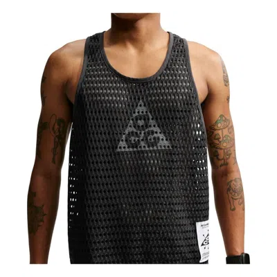 Nike Acg Radical Airflow Dri-fit Tank Top 'anthracite Cool Grey' In Black