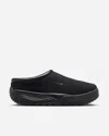 Nike Acg Rufus Leather-trimmed Suede Slip-on Sneakers In Black