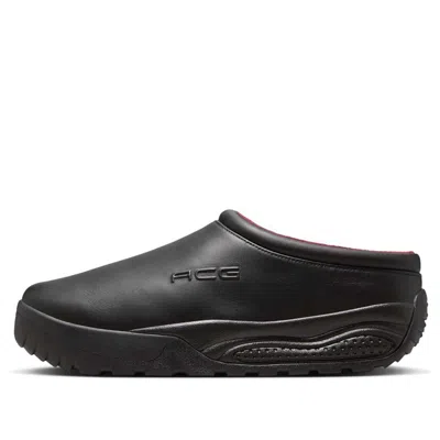 Nike Acg Rufus Embossed Logo Slip-on Sneakers In Black