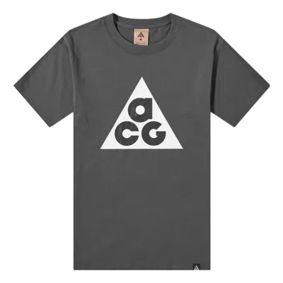 Nike Acg Short-sleeve T-shirt 'dark Smoke Grey' In Gray