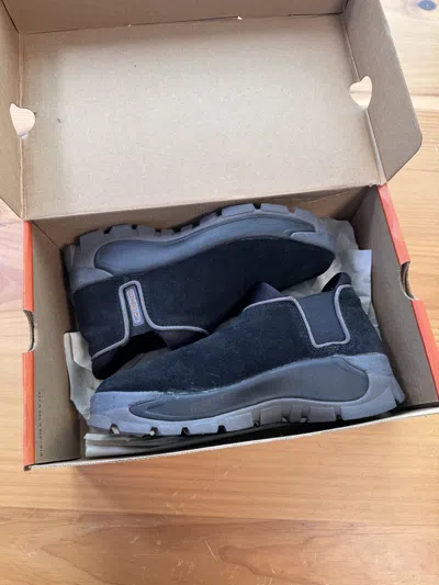 Pre-owned Nike Acg Slip On Boots In Black