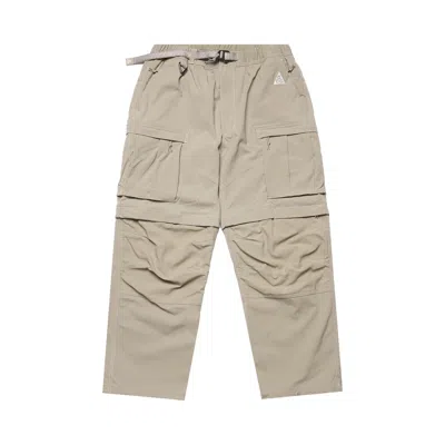 Pre-owned Nike Acg Smith Summit Cargo Pants 'khaki/light Iron Ore/summit White' | Tan | Men's Size M In Brown