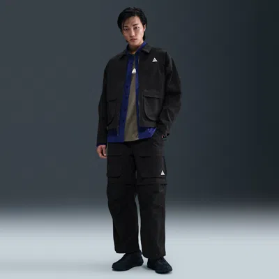 Nike Acg 'smith Summit' Men's Zip Cargo Trousers In Black