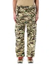 Nike Acg Smith Summit Straight-leg Convertible Camouflage-print Belted Canvas Cargo Trousers In Green