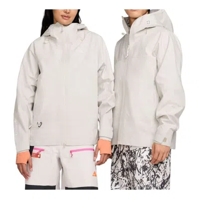Nike Acg Storm-fit Adv Gore-tex 3l Jacket Asia Sizing 'misery Ridge-light Orewood Brown' In White