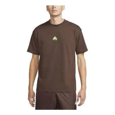 Nike Acg T-shirt 'brown'