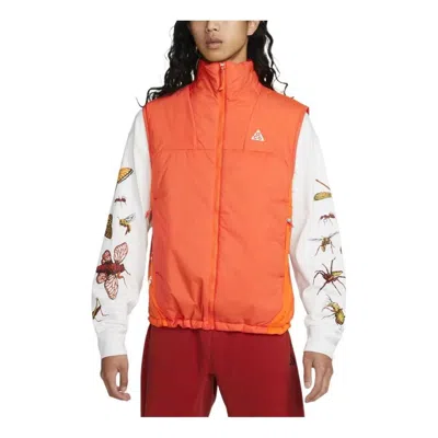 Nike Acg Therma Fit Adv Full Zip Vest 'orange'