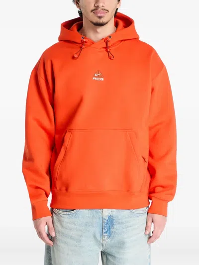 Nike Acg Therma-fit Hoodie In Orange