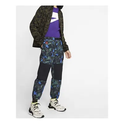 Nike Acg Trail Camouflage Big Pocket Cargo Pants Camouflage Blue