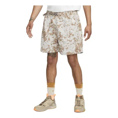 Nike Acg Trail Woven Shorts 'grey Beige' In Gray