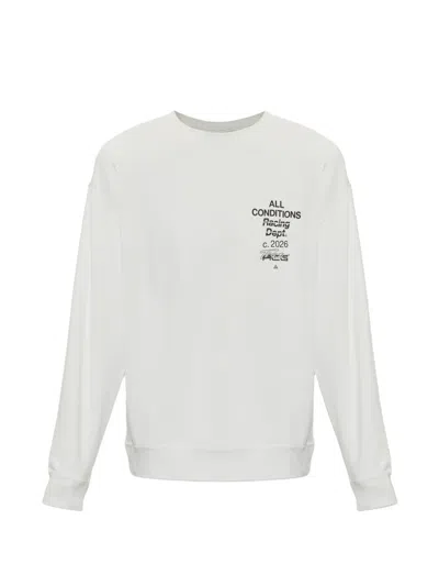 Nike Acg Tuff Fleece Logo-print Sweatshirt In White