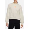 Nike Acg Tuff Fleece Therma-fit Sweatshirt In Neutral