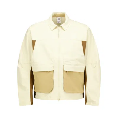 Pre-owned Nike Acg Uv Smith Summit Jacket 'light Khaki/parachute Beige/summit White' | Tan | Men's Size S In Brown