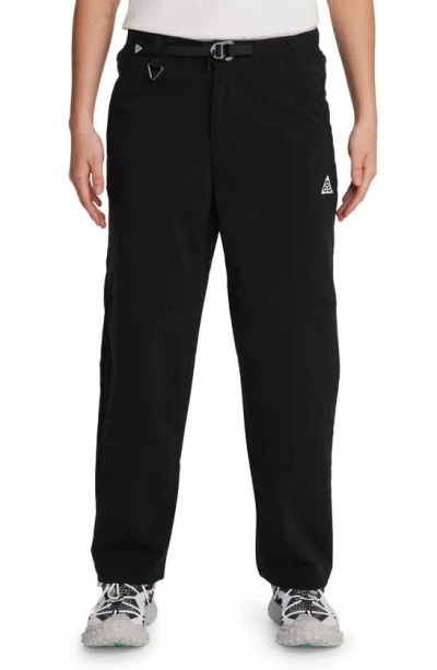 Nike Women's  Acg "uv Hike" Mid-rise Trousers In Black