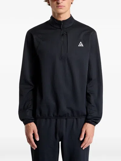 Nike Acg Wolf Grid Sweatshirt In Blue
