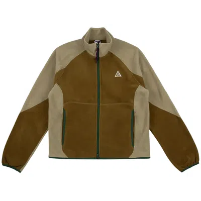 Pre-owned Nike Acg Wolf Tree Fz Jacket 'olive Flak/neutral Olive/summit White' | Green | Men's Size S