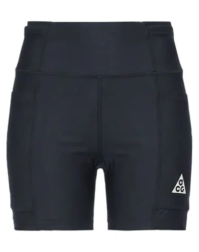 Nike Acg Woman Shorts & Bermuda Shorts Black Size Xl Nylon, Elastane