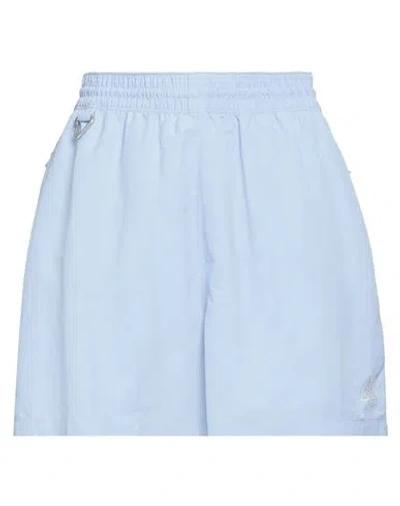 Nike Acg Woman Shorts & Bermuda Shorts Sky Blue Size L Polyester
