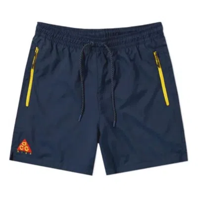 Nike Acg Woven Shorts 'obsidian Navy' In Blue