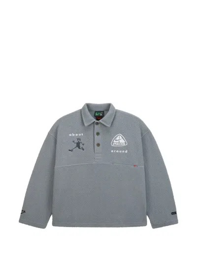 Nike Acg X Cactus Plant Flea Market Long-sleeve Polo Shirt In Blue