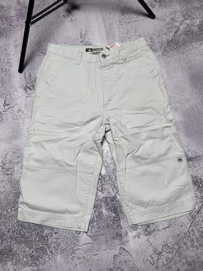 Pre-owned Nike Acg X Outdoor Life Vintage Nike Acg Denim Cargo Shorts Vintage Hiking Short In White