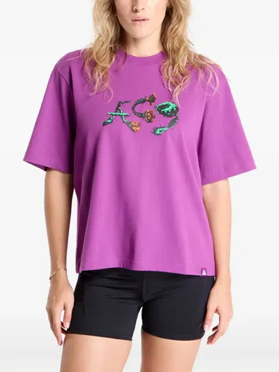 Nike Acg-print T-shirt In Purple