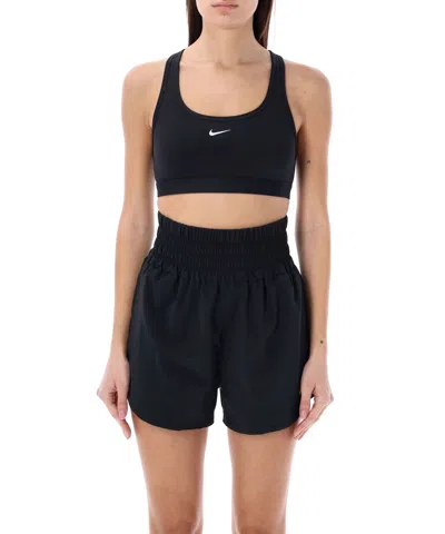 Nike Active Crop Top In Schwarz