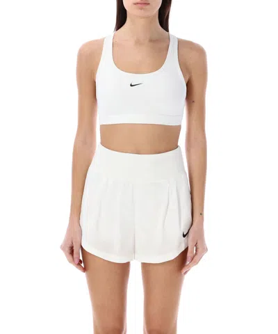 Nike Active Crop Top In Weiss