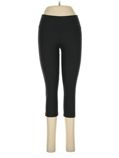 Pre-owned Nike Active Pants In Black