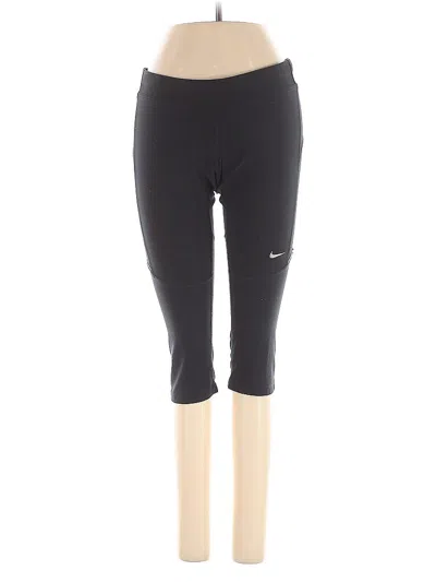 Pre-owned Nike Active Pants In Black
