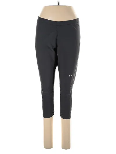 Pre-owned Nike Active Pants In Black