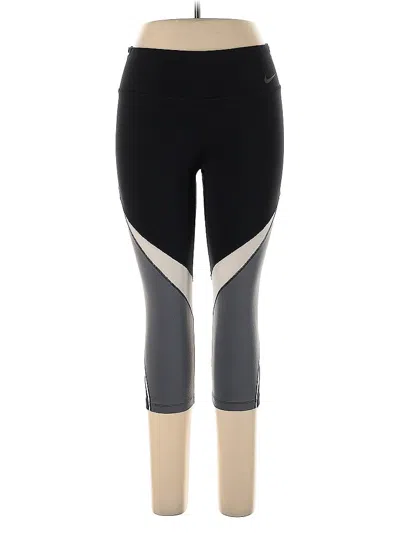 Pre-owned Nike Active Pants In Black