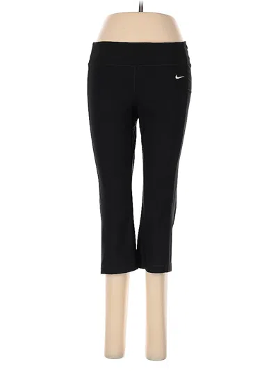Pre-owned Nike Active Pants In Black