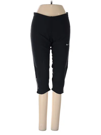 Pre-owned Nike Active Pants In Black