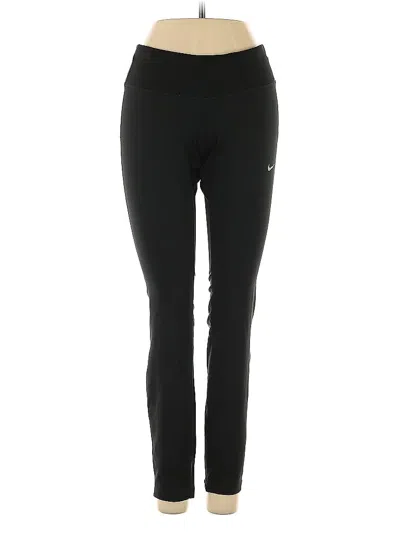 Pre-owned Nike Active Pants In Black