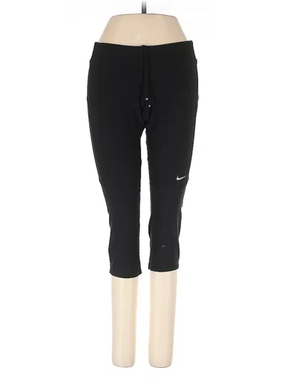 Pre-owned Nike Active Pants In Black