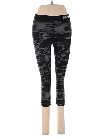 Pre-owned Nike Active Pants In Black