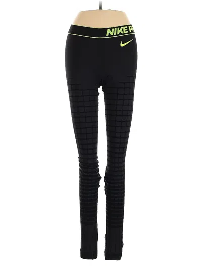 Pre-owned Nike Active Pants In Black